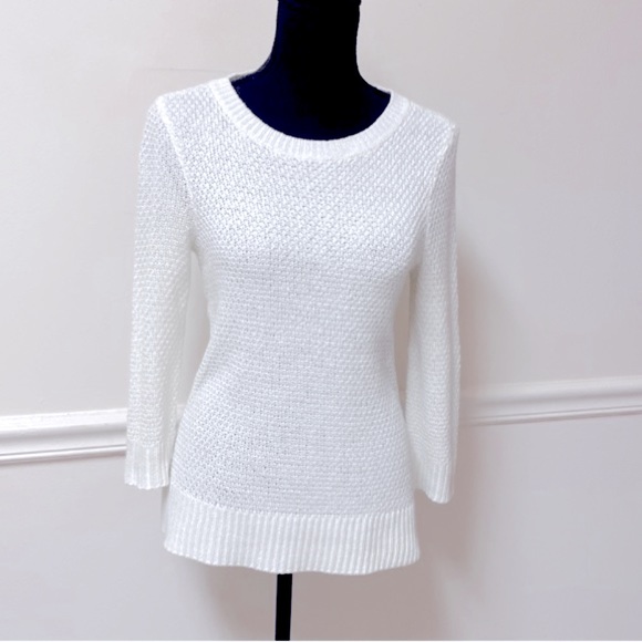 Ralph Lauren EUC Off-White/Cream Crochet Top - Picture 5 of 16